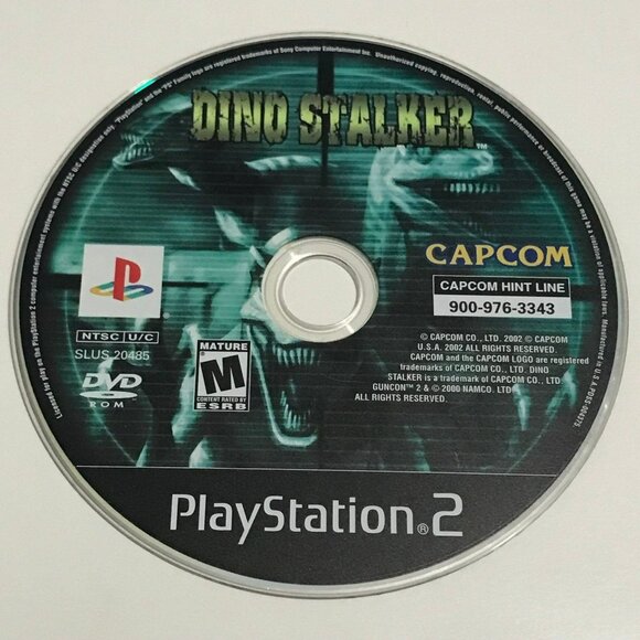 PS2 Dino Stalker For PlayStation 2
